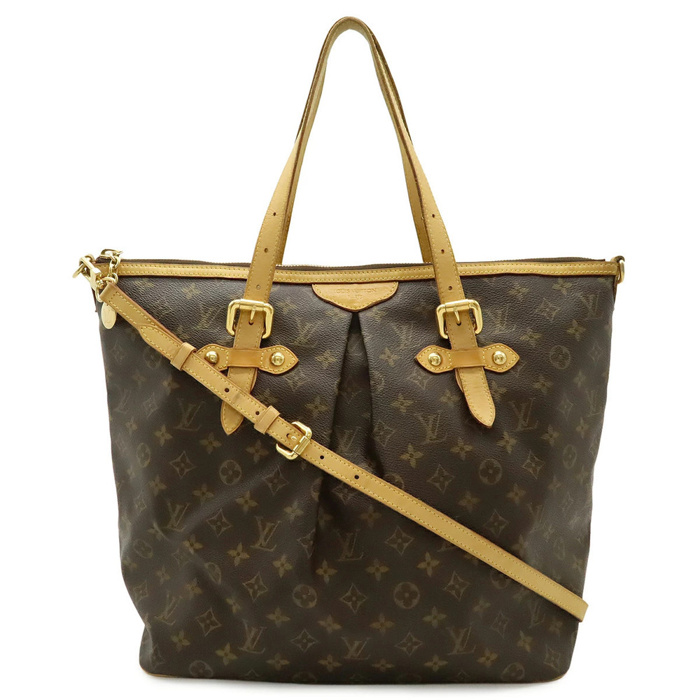 LOUIS VUITTON Monogram Palermo Tote Bag Shoulder Crossbody